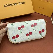 Kitlife Louis Vuitton x TM Wallet On Chain Ivy White Monogram Cherry Canvas M14239 23.5x12x4.5cm - 2