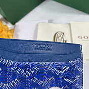 Kitlife Goyard Card Holder Blue - 11x8cm - 3