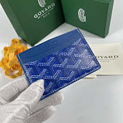 Kitlife Goyard Card Holder Blue - 11x8cm - 2