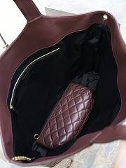 Kitlife Saint Laurent Icare Maxi Shopping Burgundy Bag 698651 58x47x8cm - 6