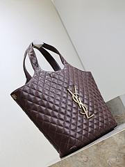 Kitlife Saint Laurent Icare Maxi Shopping Burgundy Bag 698651 58x47x8cm - 4