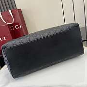 Kitlife Gucci GG Emblem Large Tote Bag Black 847455 37x31x16 cm - 6