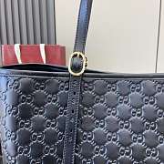 Kitlife Gucci GG Emblem Large Tote Bag Black 847455 37x31x16 cm - 5