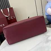 Kitlife Gucci GG Emblem Large Tote Bag Burgundy 847455 37x31x16 cm - 6