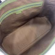 Kitlife Gucci Savoy Medium Duffle Bag Beige and Green 834469 48x28x18cm - 4
