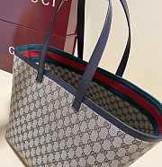 Kitlife Gucci Totissima Medium Tote Bag Beige & Black 788203 30x28x26cm  - 5
