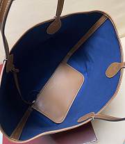Kitlife Gucci Totissima Large Tote Bag Blue GG Denim 820481 30.5x28x27cm - 6