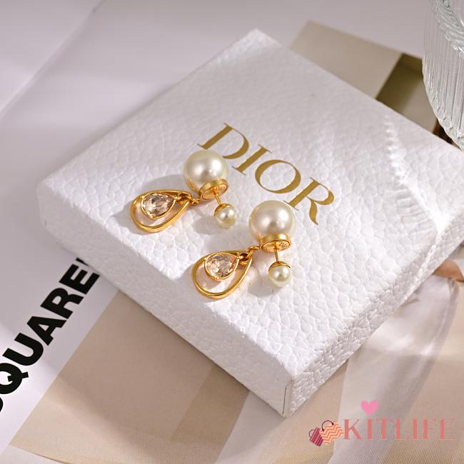 Kitlife Dior Pearl Drop Earrings - 1