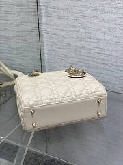Kitlife Dior Lady Off-white bag - 20x8x17cm - 2