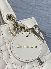 Kitlife Dior Lady Off-white bag - 20x8x17cm - 5