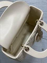 Kitlife Dior Lady Off-white bag - 20x8x17cm - 3