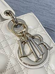 Kitlife Dior Lady Off-white bag - 20x8x17cm - 4