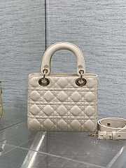 Kitlife Dior Lady Off-white bag - 20x8x17cm - 6