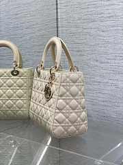 Kitlife Dior Lady Off-White Bag 24x11x20cm - 5