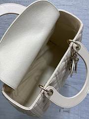 Kitlife Dior Lady Off-White Bag 24x11x20cm - 2