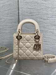 Kitlife Dior Lady Off-White Bag 17x7x15cm - 1