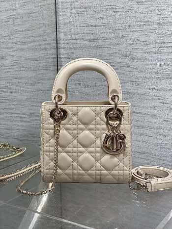 Kitlife Dior Lady Off-White Bag 17x7x15cm