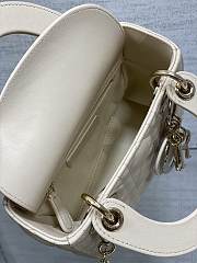Kitlife Dior Lady Off-White Bag 17x7x15cm - 5