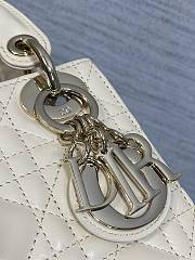Kitlife Dior Lady Off-White Bag 17x7x15cm - 3