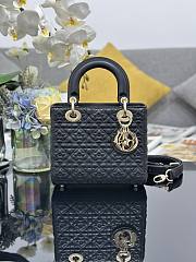 Kitlife Dior Lady Four-Track Lambskin Lucky Star Bag Black M0538 20x17x8cm - 1