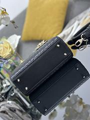 Kitlife Dior Lady Four-Track Lambskin Lucky Star Bag Black M0538 20x17x8cm - 5