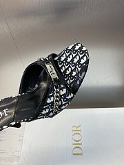 Kitlife Dior Tricolor Black Canvas and Patent Sandals - 5