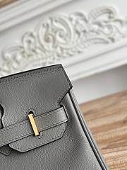 Kitlife Hermes Birkin Shoulder Togo Grey Leather With Gold Buckle 29cm - 4