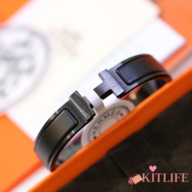 Kitlife Hermes Clic H So Black Bracelet - 1