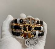 Kitlife Hermes Mini Clic Chaine d'Ancre Bracelet  Black With Gold / Rose Gold / Silver Buckle - 1