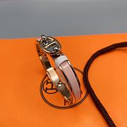 Kitlife Hermes Mini Clic Chaine d'Ancre Bracelet Pink With Gold / Rose Gold / Silver Buckle - 2