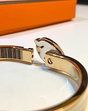 Kitlife Hermes Mini Clic Chaine d'Ancre Bracelet Pink With Gold / Rose Gold / Silver Buckle - 5