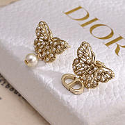 Kitlife Dior Butterfly Pearl Earrings - 1