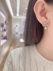 Kitlife Dior Butterfly Pearl Earrings - 2