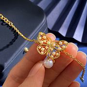 Kitlife Dior Hollow Butterfly Pearl Bracelet  - 2