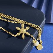 Kitlife Dior Necklace With Diamonds, Zircon, Sunflower Pearls, and CD Letters - 3