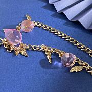 Kitlife Chanel Pink Diamond-encrusted Double C Necklace - 6