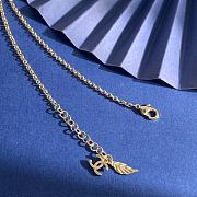 Kitlife Chanel Pink Peach-shaped Metal and Leaf Necklace - 3