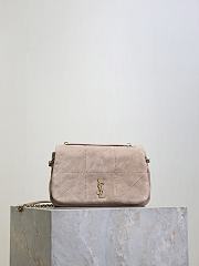 Kitlife Saint Laurent Jamie Mini Beige Suede Leather 766754 20x12x7cm - 1