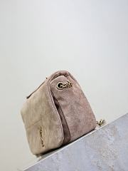 Kitlife Saint Laurent Jamie Mini Beige Suede Leather 766754 20x12x7cm - 5