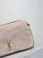 Kitlife Saint Laurent Jamie Mini Beige Suede Leather 766754 20x12x7cm - 3