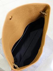 Kitlife Saint Laurent Cassandre Envelope Pouch On Chain In Brown Lambskin 841702 35x22x3cm - 6