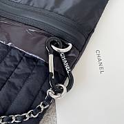 Kitlife Chanel Vintage Jennie Nylon Backpack Black 44x35cm - 5