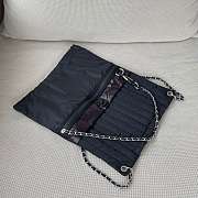 Kitlife Chanel Vintage Jennie Nylon Backpack Black 44x35cm - 3