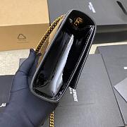 Kitlife Saint Laurent Kate Black Patent Leather 377629 20x12.5x5cm - 6