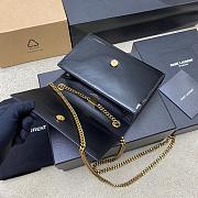 Kitlife Saint Laurent Kate Black Patent Leather 377629 20x12.5x5cm - 5