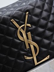 Kitlife Saint Laurent Icarino In Black Quilted Nappa Bag 698652 42x30x4cm - 2