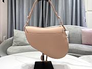 Kitlife Dior Saddle Bag with Strap Pink Ultramatte Calfskin M9001 25.5x20x6.5cm - 2