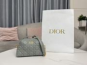 Kitlife Dior D-Cosy Mini Shell Bag Grey 21x12.5x8cm - 1