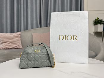 Kitlife Dior D-Cosy Mini Shell Bag Grey 21x12.5x8cm