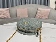 Kitlife Dior D-Cosy Mini Shell Bag Grey 21x12.5x8cm - 3